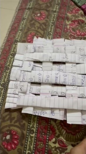 DIY hand fan using old notebook paper