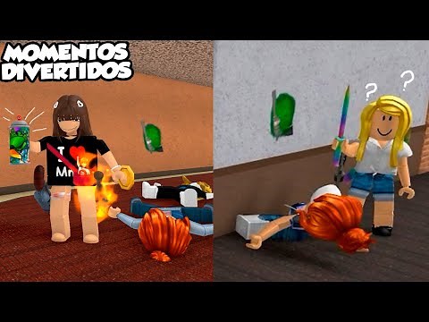 Trolling with Fake Gun in Murder Mystery 2 + Beating Teamers (Funny Moments) MM2 Roblox