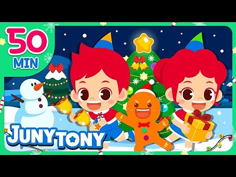 Christmas Songs Compilation | Carols & Story Musicals 🎁🎄🎅 | Kids Song | JunyTony