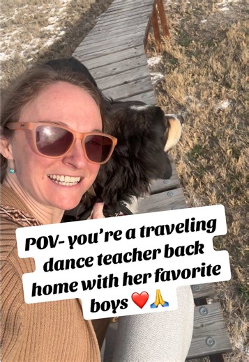 POV: a traveling dance teacher finally makes it home to the ones who keep her grounded ❤️🙏 #traveldanceteacher #vanlifejourney #dancecoachlife #coloradolife #homeagain