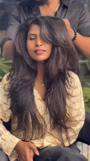 long layers hairstyles unique style🍒😍 #shorts #hairstyle #haircut