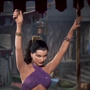 Lydia 1940s on Instagram: "Beautiful Debra Paget as Princess Shalimar in “Princess Of Nile” 1954, costume design by #Travilla. #debrapaget #princessofthenile #1950sfilm"