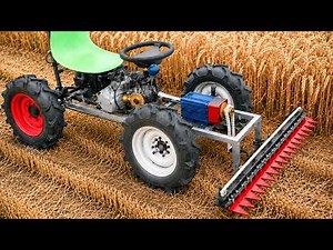 THIS FARMER'S CRAZY INVENTION IS INCREDIBLE! BUILDING A SUPER CHEAP DIY SELF-PROPELLED FARM MACHINE