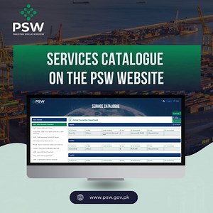 The Pakistan Single Window (PSW) website now features a dedicated Services Catalogue, designed to serve as a one-stop resource for our subscribers. This comprehensive catalogue offers detailed insights into the services provided by specific OGAs (Other Government Agencies), their locations, GD types, HS codes, and exceptions—all consolidated in one centralized hub. To improve accessibility, a quick navigation icon has also been added to the home screen, ensuring effortless access to the catalogu
