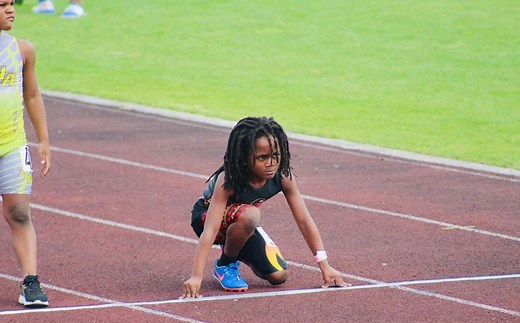 Seven-year-old Rudolph Ingram has been labelled the ‘fastest kid in the world’