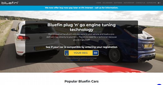 Bluefin petrol and diesel engine tuning, DIY ECU remap software unit.