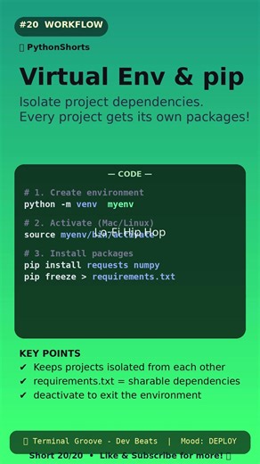 Virtual env python