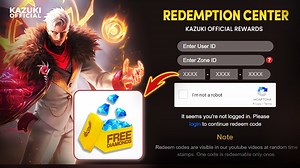 5.3K views · 461 reactions | Free Diamonds For Everyone | New Diamond Redemption Feature | Kazuki Official | Kazuki Gaming | Facebook