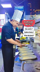 214K views · 10K reactions | TYPES OF MENU?☝️ #menu #menú #typesofmenu #alacart #tabledhotemenu #paltudujour #frenchmenucourse #alacarmenu #partymenu #chefespicaretas #specialoftheday #chefspecialmenu #lalitmehra0205 #newrecipe #vairalvideo #short #restaurent | Lalit Mehra | Facebook