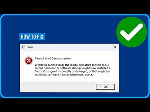 How to Fix Cannot Start Denuvo Service Error on Windows PC (2026) | FitGirl