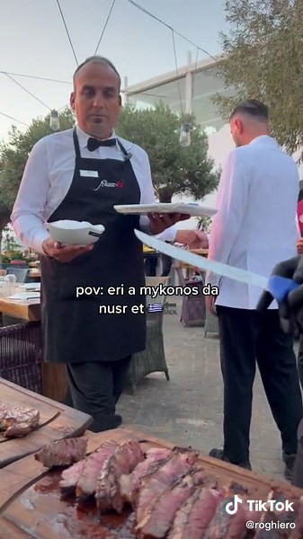 Grazie per la cena zeffe✨ #mykonos #greece #nusret #nusantarahouse #nusr_et