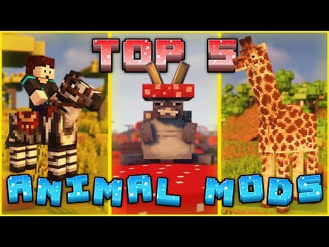 Top 5 Animal Mods Minecraft 1.19 - 1.20.1 Forge & Fabric | Alex's Mobs, Naturalist, Mythic Mounts