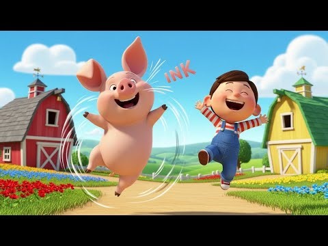 Minecraft Tiny Pig Rolled in the Mud | Nursery Rhymes for Kids & Baby Songs
