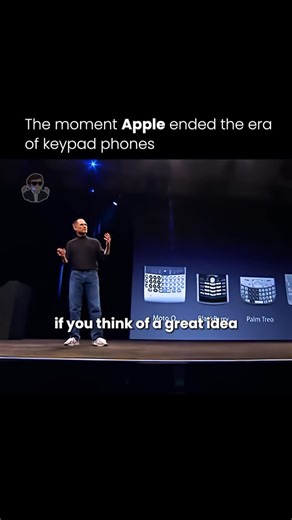 Entrepreneurs Being Entrepreneurs. on Instagram: "Apple ended the era of keypad phones with the launch of the first iPhone on January 9, 2007. With its innovative multi-touch screen and virtual keyboard, the iPhone replaced physical buttons and changed the way people used mobile devices. Steve Jobs presented it as a combination of a phone, iPod, and internet communicator, highlighting the touchscreen as its main innovation. While Apple continued using the home button on models like the 2020 iPho