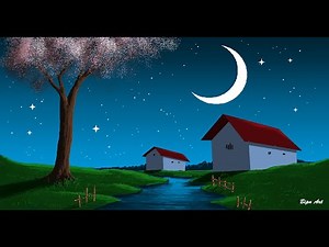 How to Draw in Ms Paint | drawing in paint in computer | paint in computer|scenery drawing on win 11