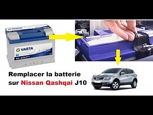Remplacement de la batterie de la Nissan Qashqai