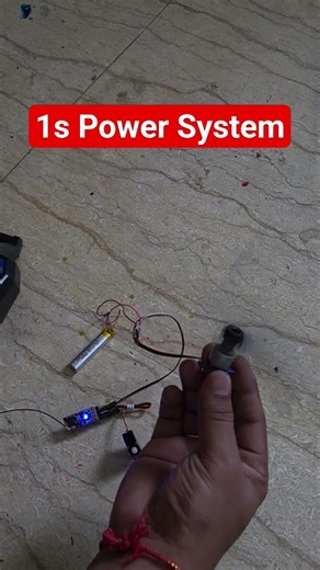 1s power system with 1104 4000kv motor and 1s 500mah lipo and fs2a flysky receiver, 5040 prop,1a esc