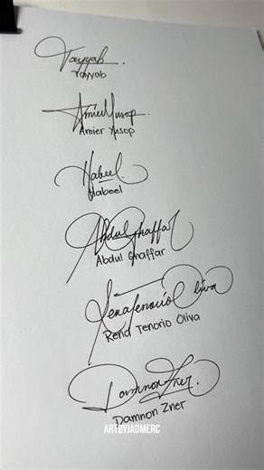 19K views · 156 reactions | Random Signature Names Part 34 #artbyjadmerc #signatureart | Art by Jadmerc | Facebook