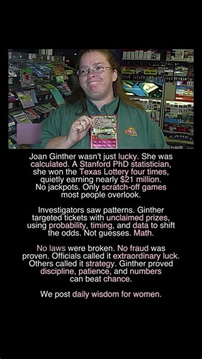 She Cracked the Lottery Code, How Joan Ginther Won 4 Times