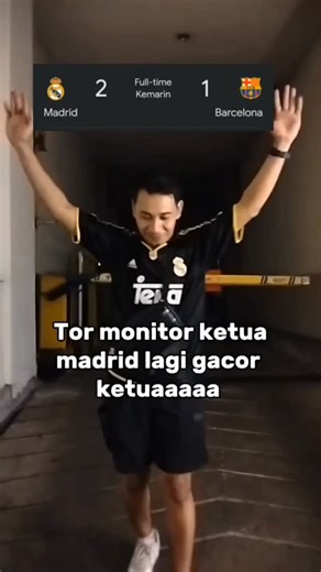 Tor monitor ketua madrid menang el clasico ketua #realmadrid #barcelona #elclásico | Rulax Aveiro