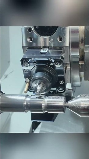 Ultra smooth! The complete process of high precision live tool milling on a CNC turning center 🛠️