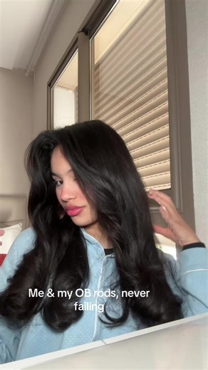 Me and my OB rods they never fail me 😎🔥 @Overnight Blowout #overnightblowout #overnightblowoutresults #heatlessblowout #hairblowout