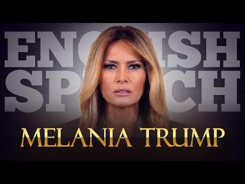ENGLISH SPEECH | MELANIA TRUMP: A Public Denial (English Subtitles)
