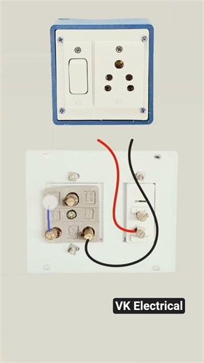 📌 one switch one socket connection diagram