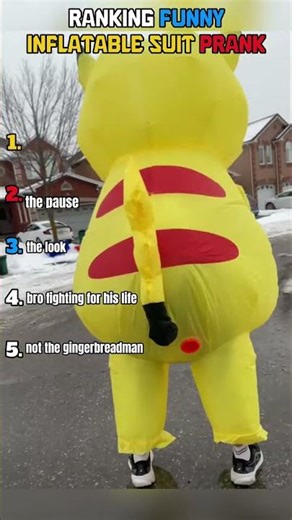 Ranking Funny Inflatable Suit Pranks