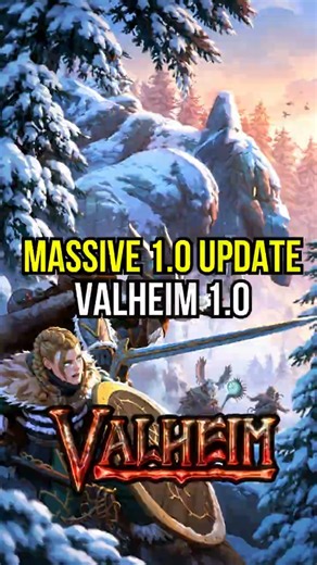 Valheim Update 1.0 Changes Are MASSIVE 😳 #valheim #valheimupdate #shorts