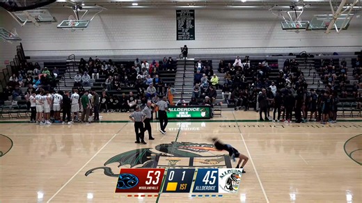 The Roxamore Sports Network brings to you live coverage in the boy's basketball division as The Allderdice Dragons host The Woodland Hills Wolverines. | Roxamore Sports Network