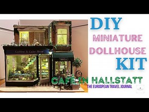 Tutorial編【DIY ミニチュア】ドールハウス・キット#27 [PAKITOY Café in Hallstatt]