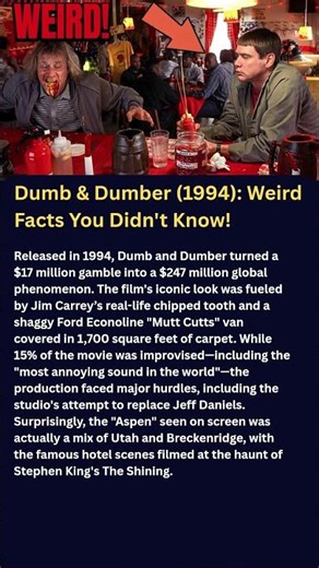Dumb & Dumber (1994): Weird Facts You Didn't Know!