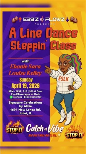 Ebbz & Flowz presentsChicago Line Dance Steppin’ Class
