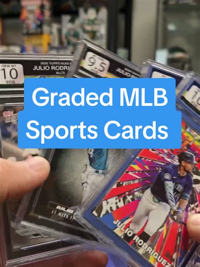 BASEBALL COLLECTORS ⚾🔥 Showing off some MLB graded sports cards from the collection — classic players, clean slabs, and cards preserved the way collectors love to see them. There’s just something about a graded baseball card that hits different. Which one would you add to your collection? 👀👇 #mlbcards #sportscards #gradedcards #baseballcards #cardcollectors