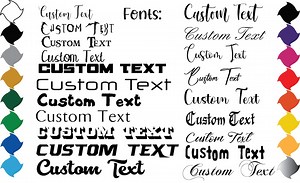 Design Your Own Custom Vinyl Decal -custom Vinyl Lettering Decal Sticker Sticker Letters Initials Monogram Car Window Cup Gift License Plate - Etsy