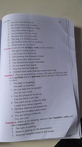 Exercise 2. Sort out the auxiliary verbs in these sentences:Th... | Filo