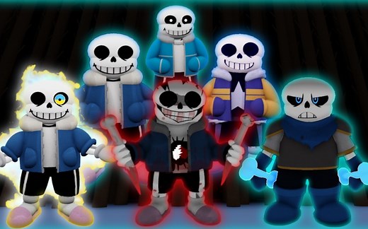 Undertale: Last Corridor 模型重做的和重做角色 [技能展示]