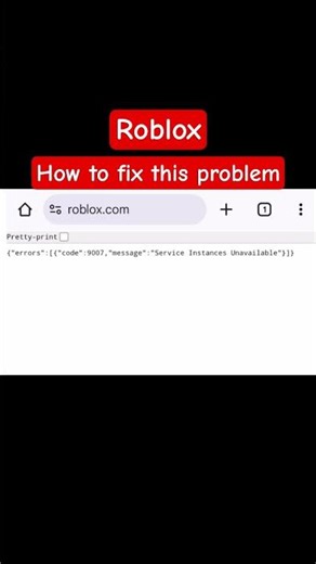 How To Fix Roblox We'll Be Back Soon Problem | Roblox Error Code 9007 Service Instances Unavailable