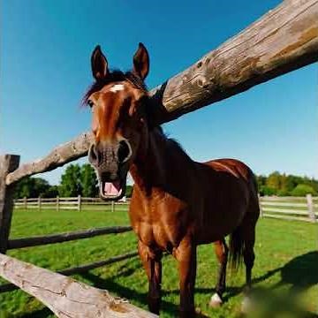 Horse Goes Neigh! | Fun Animal Sound Video for Children