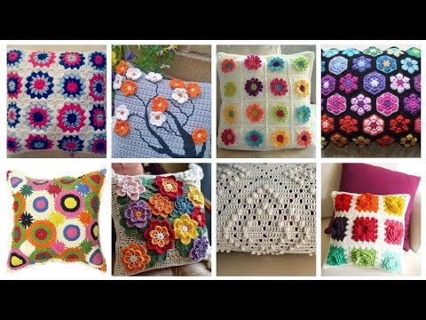 Unique attractive crochet cushion designs for everything