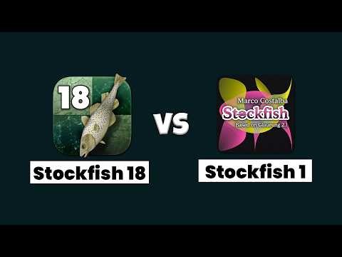 In how many moves can Stockfish 18 defeat Stockfish 1?