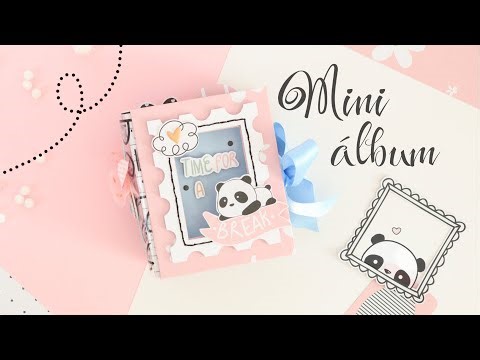 Mini album super bonito Parte 1 estructura y encuadernacion