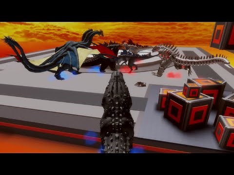 GODZILLA (2014) TAKES ON TEAM BATTLES! | PROJECT KAIJU 4K GAMEPLAY