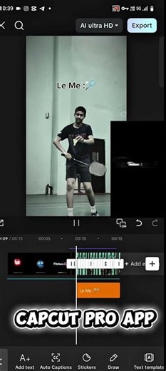 CapcutApp ❤️‍🔥#capcut #edit #badminton #reels #trending #funny #viral #youtube #comedy #sports