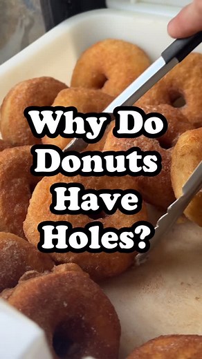 The Donut Lab | Why do donuts have holes? 🍩 A sailor, a storm and a ships wheel. The golden ring has a story and some sneaky science behind it too. Equal... | Instagram