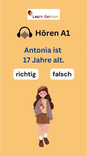 A1 Hören üben | Übung 9 | Easy German Listening for Beginners | Learn German