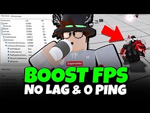 HOW TO GET HIGH FPS AND LOW PING IN ROBLOX 2025! 🔥 (Boost FPS & Fix Lag)