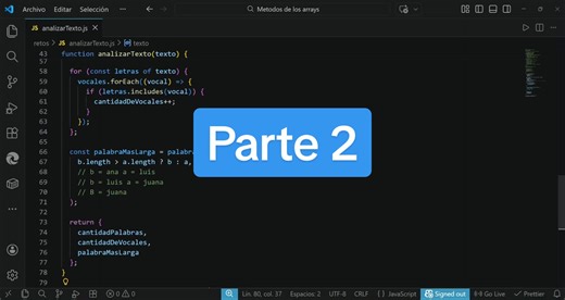 Funciones, métodos y expresiones regulares en JavaScript | Retos | lógica de programación #javascript #programming #softwareengineer #programacionweb #javascriptdeveloper