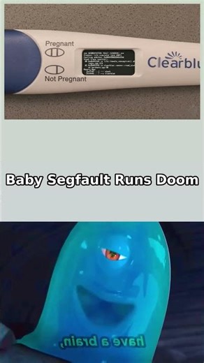 Baby Segfault Runs Doom
